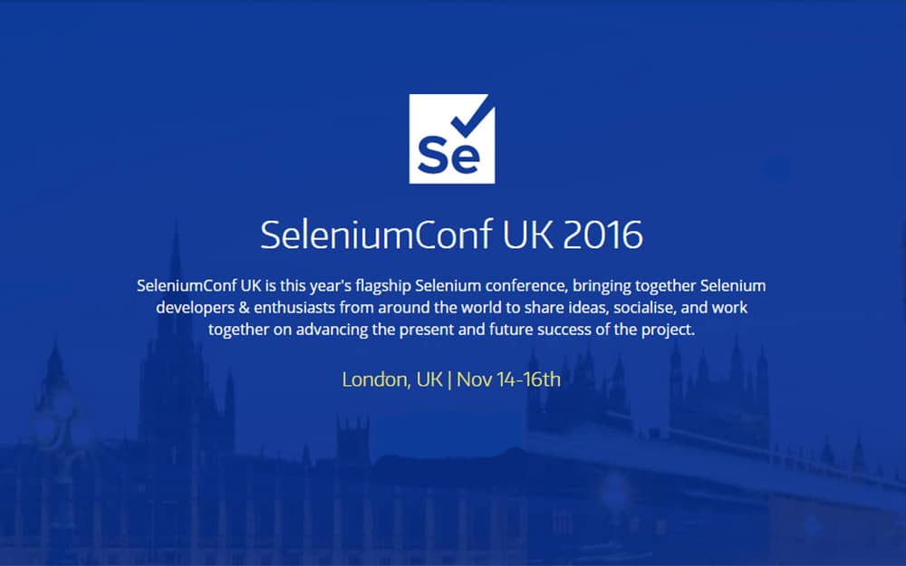 APM SeleniumConf UK 2016 Webdriver APM SeleniumConf UK 2016 Webdriver